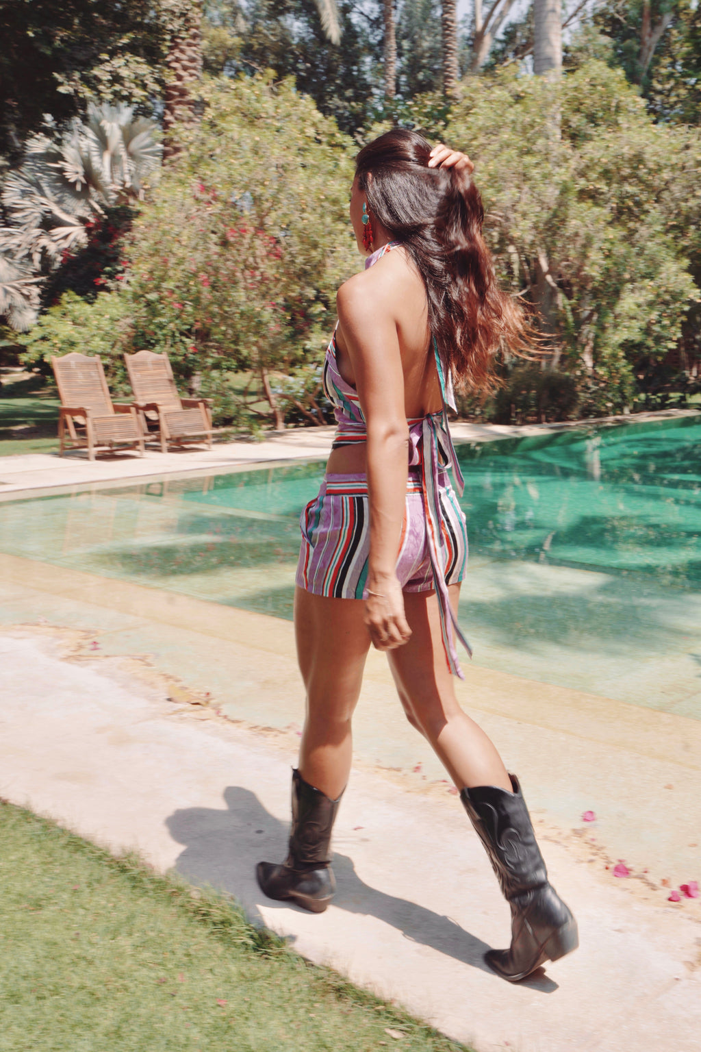 Triple Tone halter