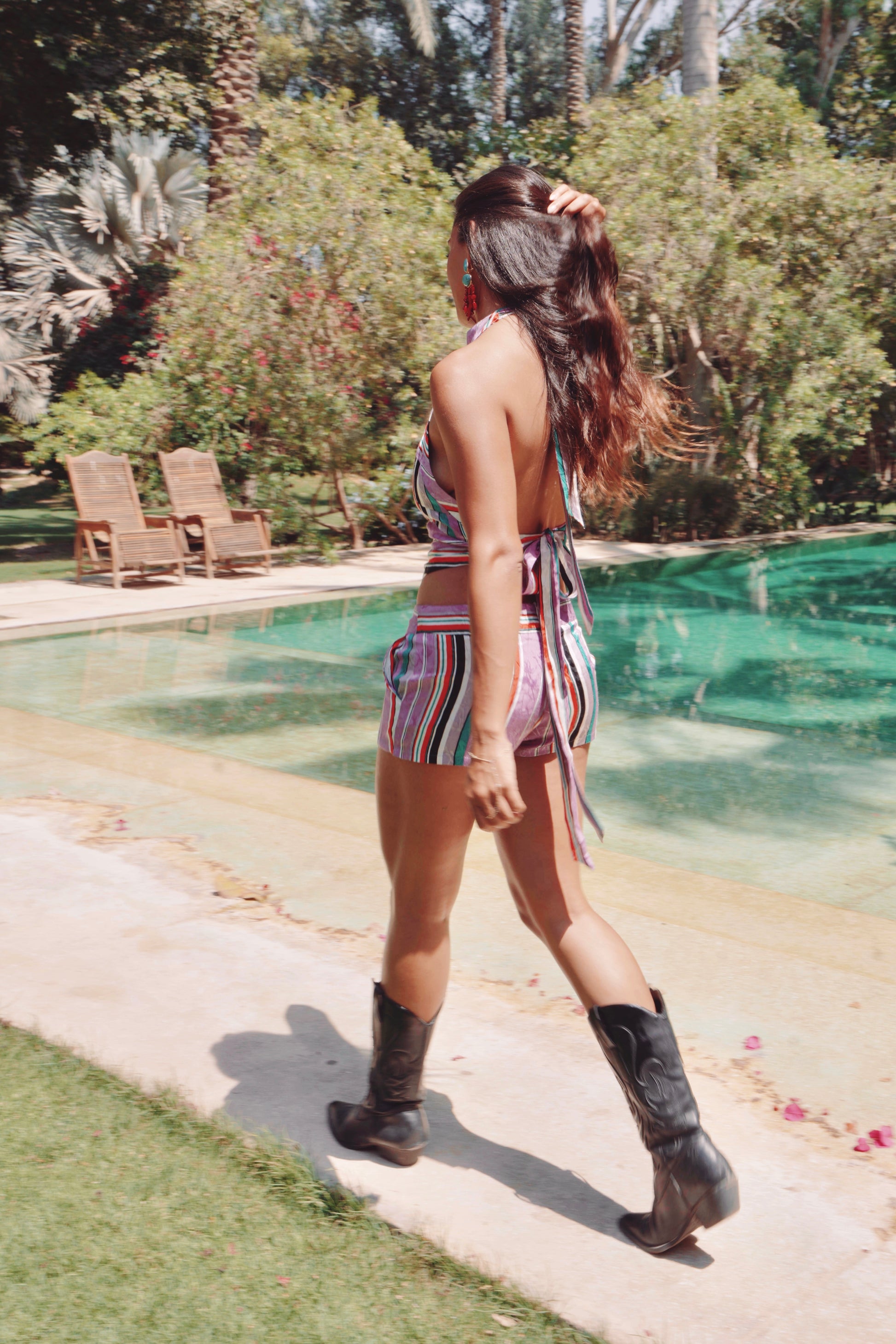 Triple Tone halter