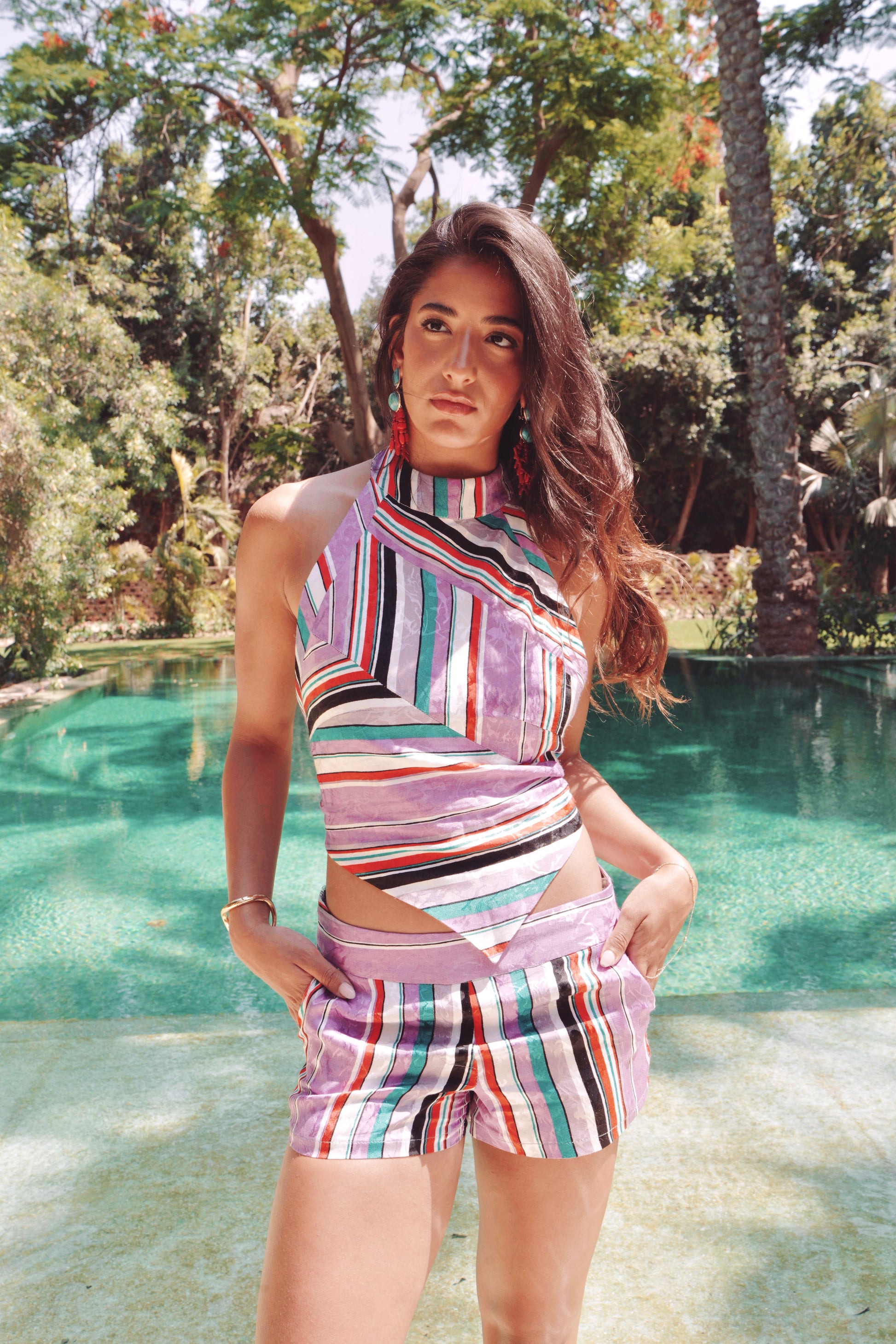 Triple Tone halter
